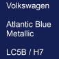 Preview: Volkswagen, Atlantic Blue Metallic, LC5B / H7.